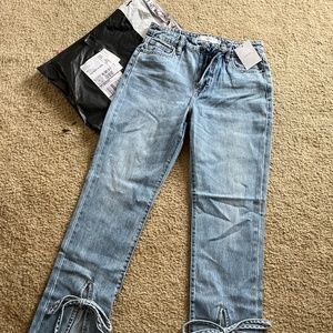 Denim High Rise Jeans  - VICI